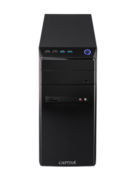 Computer & Elektronik - Für jeden Anspruch die passende Ausstattung: PC-Rechner-Set von Captiva, in Farbe SCHWARZ, in Ausführung I81-132. Der Einsteiger Ansicht 7