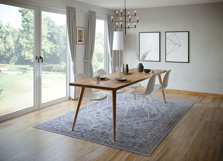 Klassisch - Klassischer Teppich mit schönen Ornamenten, in Größe 101 (Brücke, 40 x 60 cm) bis 284 (Teppich, 200 x 300 cm), in Farbe BEIGE Ansicht 1