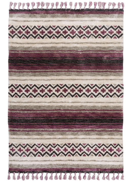 Klassisch - Handgetufteten Teppich von Gino Falcone Ansicht 5 Klassisch - Handgetufteten Teppich von Gino Falcone, in Größe 114 (Brücke, 80 x 150 cm) bis 278 (Teppich, 190 x 290 cm), in Farbe BRAUN Ansicht 5