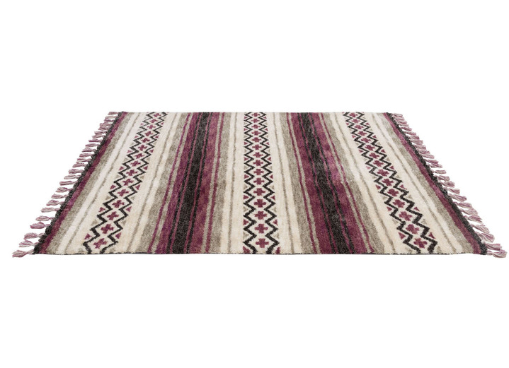 Klassisch - Handgetufteten Teppich von Gino Falcone Ansicht 6 Klassisch - Handgetufteten Teppich von Gino Falcone, in Größe 114 (Brücke, 80 x 150 cm) bis 278 (Teppich, 190 x 290 cm), in Farbe BRAUN Ansicht 6