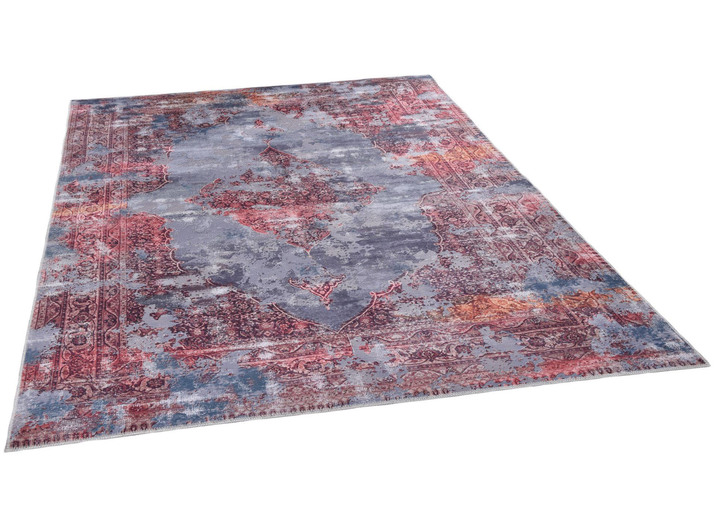 Modern - Stilvoll bedruckte Brücken und Teppiche, in Größe 113 (Brücke, 70 x 140 cm) bis 278 (Teppich, 190 x 290 cm), in Farbe ROST Ansicht 3