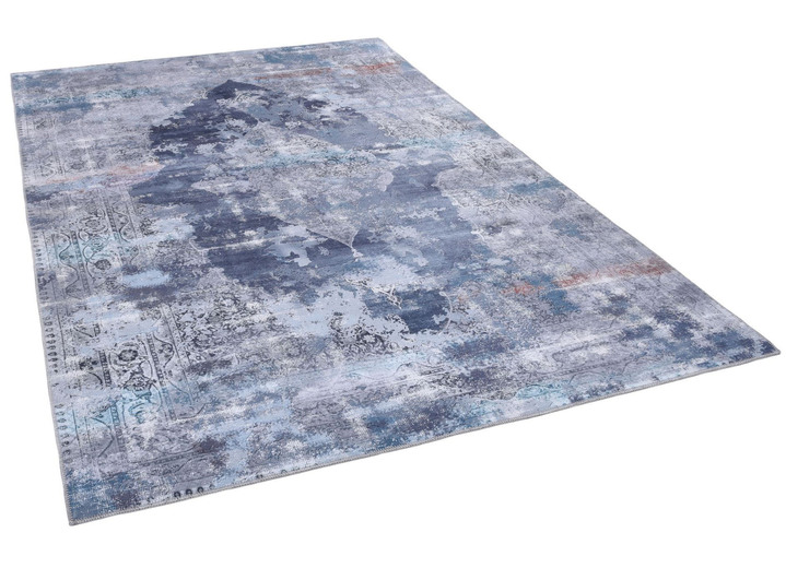 Modern - Teppiche mit pflegeleichter Oberfläche, in Größe 113 (Brücke, 70 x 140 cm) bis 249 (Teppich, 160 x 230 cm), in Farbe BLAU Ansicht 2