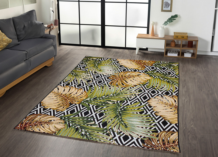 Modern - Robuste Brücken und Teppiche, in Größe 115 (Brücke, 80 x 165 cm) bis 249 (Teppich, 160 x 235 cm), in Farbe MULTICOLOR Ansicht 1