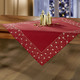Tischdecken - Tisch- und Raumdekoration mit Glitzergarn – Farbe ROT – Ansicht 3 Tischdecken - Tisch- und Raumdekoration mit Glitzergarn, in Größe 130 (Deckchen, 35/ 50 cm) bis 404 (Kissenbezug, 40/ 40 cm), in Farbe ROT – Farbe ROT – Ansicht 3