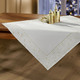 Tischdecken - Tisch- und Raumdekoration mit Glitzergarn – Farbe ECRU – Ansicht 5 Tischdecken - Tisch- und Raumdekoration mit Glitzergarn, in Größe 130 (Deckchen, 35/ 50 cm) bis 404 (Kissenbezug, 40/ 40 cm), in Farbe ROT – Farbe ECRU – Ansicht 5