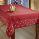 Tischdecken - Tisch- und Raumdekoration mit Glitzergarn – Farbe ROT – Ansicht 4 Tischdecken - Tisch- und Raumdekoration mit Glitzergarn, in Größe 130 (Deckchen, 35/ 50 cm) bis 404 (Kissenbezug, 40/ 40 cm), in Farbe ROT – Farbe ROT – Ansicht 4
