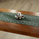 Tischdecken - Tisch- und Raumdekoration mit Glitzergarn – Farbe GRÜN – Ansicht 3 Tischdecken - Tisch- und Raumdekoration mit Glitzergarn, in Größe 130 (Deckchen, 35/ 50 cm) bis 404 (Kissenbezug, 40/ 40 cm), in Farbe ROT – Farbe GRÜN – Ansicht 3