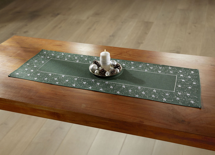 Tischdecken - Tisch- und Raumdekoration mit Glitzergarn Ansicht 15 Tischdecken - Tisch- und Raumdekoration mit Glitzergarn, in Größe 130 (Deckchen, 35/ 50 cm) bis 404 (Kissenbezug, 40/ 40 cm), in Farbe ROT Ansicht 15