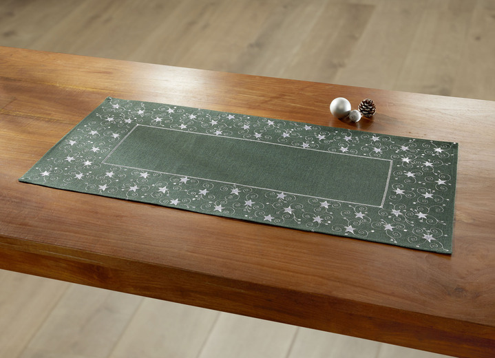 Tischdecken - Tisch- und Raumdekoration mit Glitzergarn Ansicht 14 Tischdecken - Tisch- und Raumdekoration mit Glitzergarn, in Größe 130 (Deckchen, 35/ 50 cm) bis 404 (Kissenbezug, 40/ 40 cm), in Farbe ROT Ansicht 14