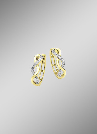 Klappcreolen mit 30 Diamanten