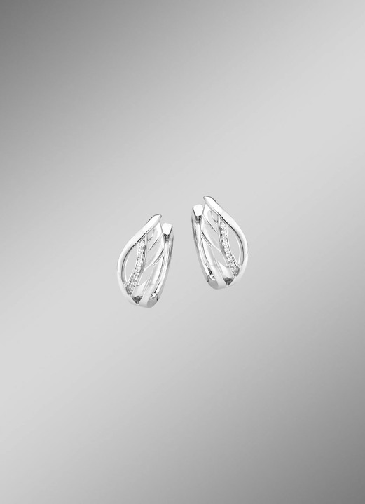 Ohrschmuck - Bezaubernde Klappcreolen, in Farbe  Ansicht 1