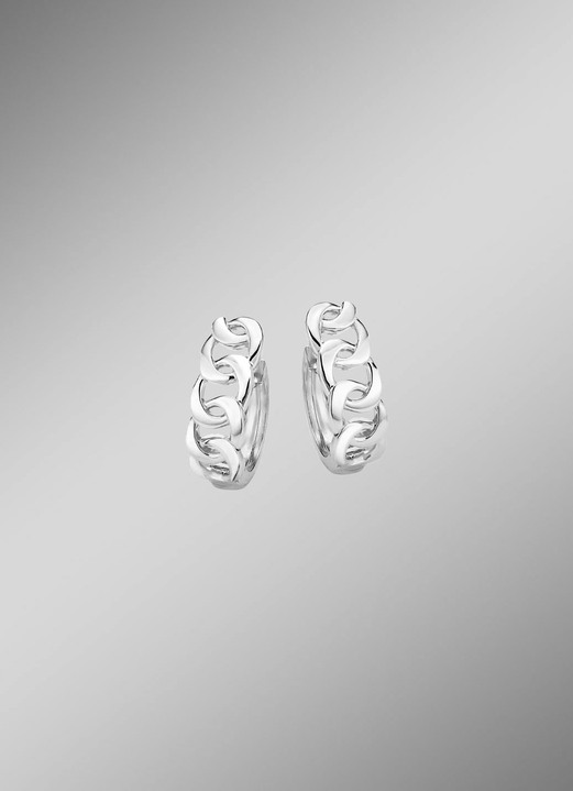 Ohrschmuck - Moderne Klappcreolen, in Farbe  Ansicht 1