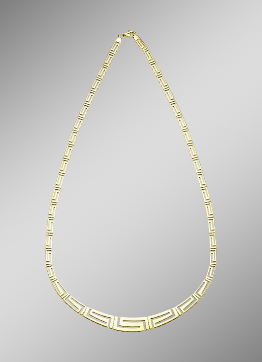 ohne Steine / mit Zirkonia - Halskette , in Farbe  Ansicht 2