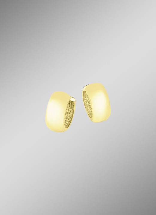 Schmuck & Uhren - Bicolor-Klappcreolen, in Farbe  Ansicht 3