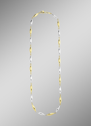 Hochwertige Halskette in Bicolor