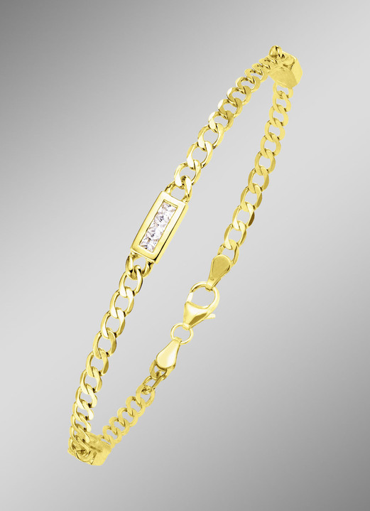 ohne Steine / mit Zirkonia - Edles Armband , in Farbe  Ansicht 1