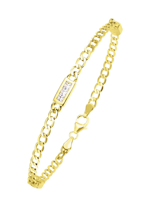 ohne Steine / mit Zirkonia - Edles Armband , in Farbe  Ansicht 2