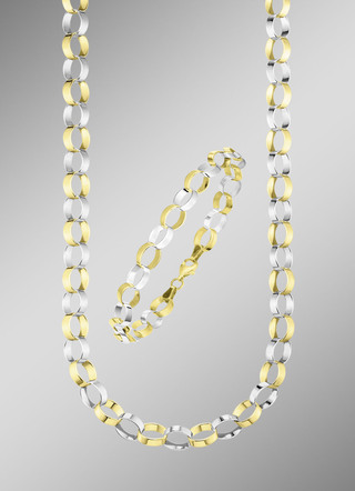 Elegante und hochwertige Garnitur im Bicolor-Design