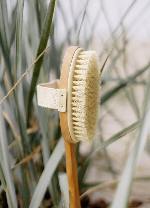 Körperpflege & Kosmetik - Badebürste aus Lotusholz, in Farbe NATUR Ansicht 1