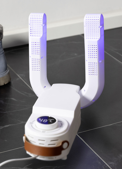 Heizgeräte - Faltbarer Schuhtrockner mit 360-Grad-Heißuftzirkulation, in Farbe WEISS Ansicht 3