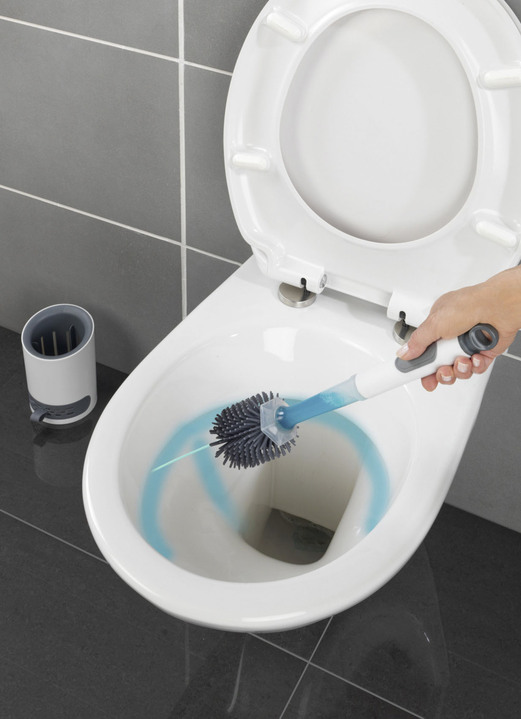Hilfsmittel - WC-Garnitur 2in1, in Farbe WEISS-GRAU Ansicht 1