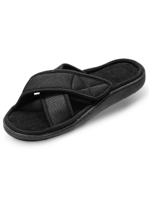 Komfortschuhe - Relax-Cross Slipper für drinnen und draußen, in Größe 001 bis 004, in Farbe SCHWARZ-PINK Ansicht 6