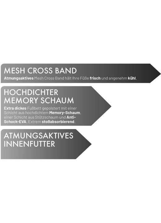 Komfortschuhe - Relax-Cross Slipper für drinnen und draußen, in Größe 001 bis 004, in Farbe SCHWARZ-PINK Ansicht 10