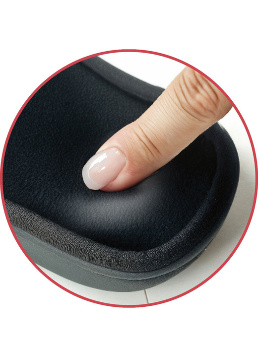 Komfortschuhe - Relax-Cross Slipper für drinnen und draußen, in Größe 001 bis 004, in Farbe SCHWARZ-PINK Ansicht 9