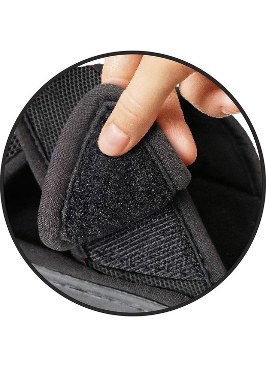 Komfortschuhe - Relax-Cross Slipper für drinnen und draußen, in Größe 001 bis 004, in Farbe SCHWARZ-PINK Ansicht 8