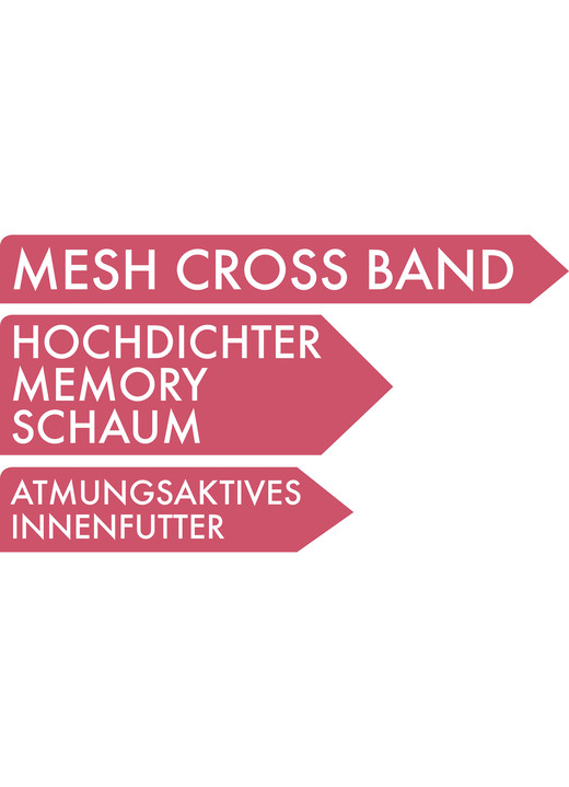 Komfortschuhe - Relax-Cross Slipper für drinnen und draußen, in Größe 001 bis 004, in Farbe SCHWARZ-PINK Ansicht 5