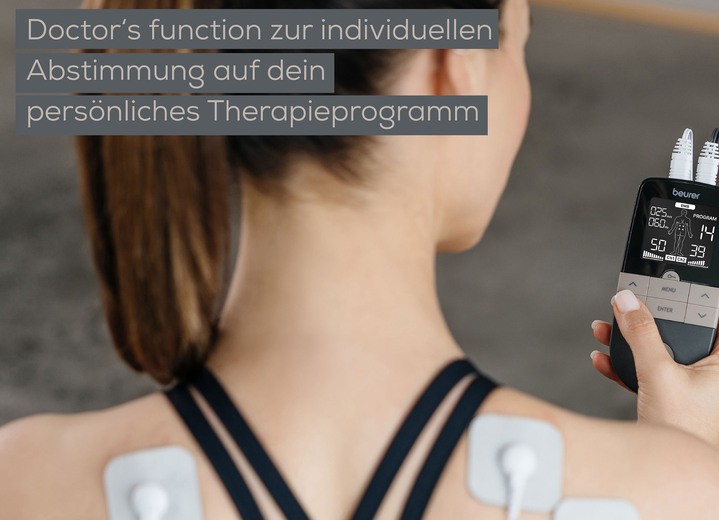 Schmerztherapie - TENS/EMS Kombigerät Relief +, in Farbe GRAU Ansicht 5