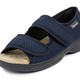 Halbschuhe - Klett-Sandale für Damen und Herren – Farbe BLAU – Ansicht 1 Halbschuhe - Klett-Sandale für Damen und Herren, in Größe 036 bis 046, in Farbe BLAU, in Ausführung Klett-Sandale mit 1 Klettverschluss – Farbe BLAU – Ansicht 1
