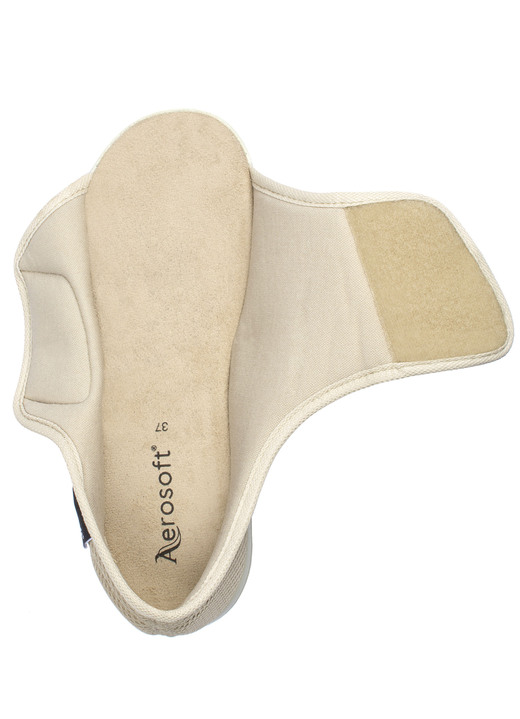 Halbschuhe - Klett-Sandale für Damen und Herren, in Größe 036 bis 046, in Farbe BLAU, in Ausführung Klett-Sandale mit 1 Klettverschluss Ansicht 8