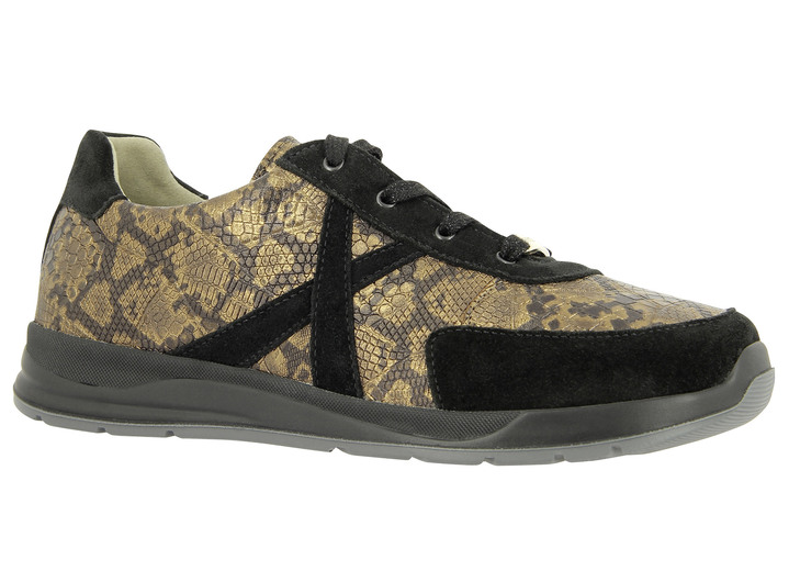 Halbschuhe - Schnürschuh von Varomed in extraweiter Passform, in Größe 035 bis 080, in Farbe BRONZE Ansicht 2