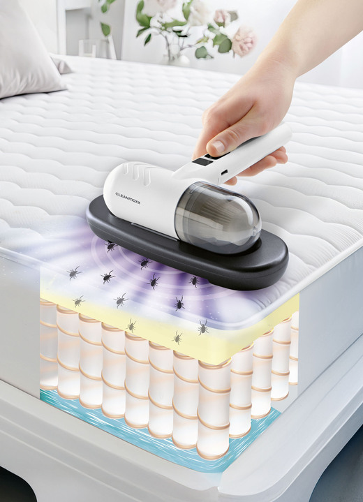 TV-Werbung - Akku-Milbensauger  Ansicht 2 TV-Werbung - Akku-Milbensauger , in Farbe WEISS-GRAU Ansicht 2