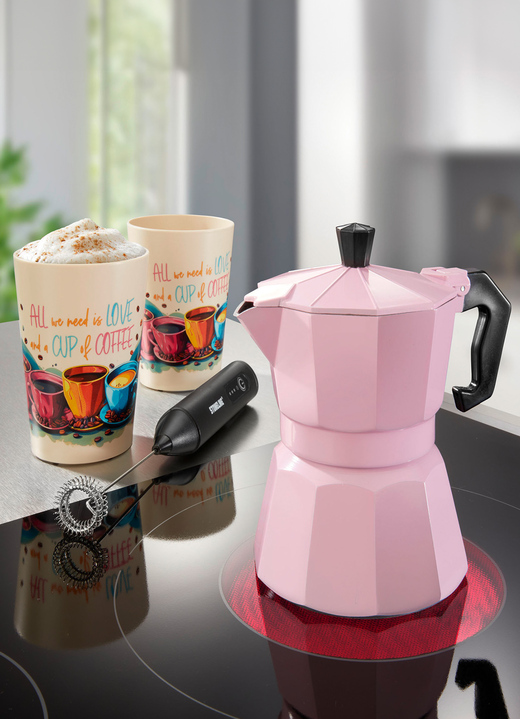 Haushaltshelfer - Espresso-Set, 4-teilig Ansicht 2 Haushaltshelfer - Espresso-Set, 4-teilig, in Farbe SCHWARZ Ansicht 2