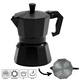 Haushaltshelfer - Espresso-Set, 4-teilig – Farbe SCHWARZ Haushaltshelfer - Espresso-Set, 4-teilig, in Farbe SCHWARZ