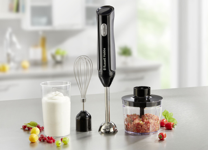Küchengeräte - Russell Hobbs 3-in-1 Stabmixer-Set Ansicht 2 Küchengeräte - Russell Hobbs 3-in-1 Stabmixer-Set, in Farbe ROT Ansicht 2