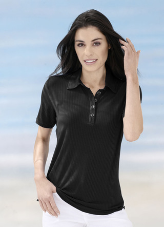 Laurina Poloshirt mit Knopfleiste