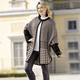 Leggings - Leggings in feiner Glanz-Optik – Farbe SCHWARZ – Ansicht 4 Leggings - Leggings in feiner Glanz-Optik, in Größe 034 bis 058, in Farbe AUBERGINE – Farbe SCHWARZ – Ansicht 4