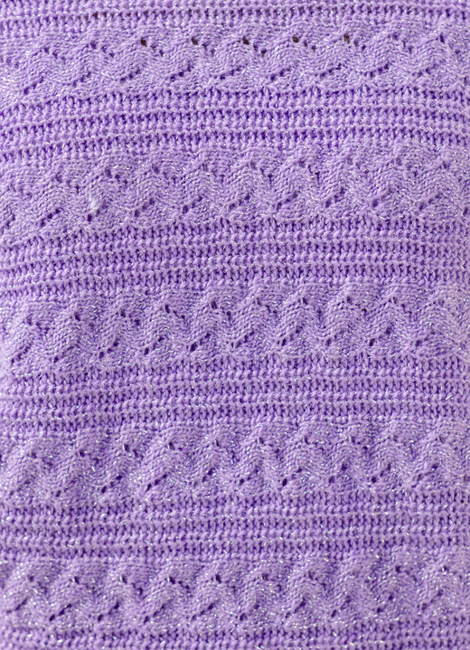 Pullover - Pullover in Fledermausform Ansicht 2 Pullover - Pullover in Fledermausform, in Größe L(44/46) bis XS(32/34), in Farbe LAVENDEL Ansicht 2