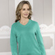 Pullover - Pima-Pullover in Feinstrick – Farbe JADEGRÜN Pullover - Pima-Pullover in Feinstrick, in Größe 036 bis 052, in Farbe ECRU
