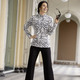 Hosen - Hose in modischer Palazzo-Form – Farbe SCHWARZ – Ansicht 4 Hosen - Hose in modischer Palazzo-Form, in Größe 018 bis 054, in Farbe SCHWARZ – Farbe SCHWARZ – Ansicht 4