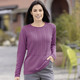 Pullover - Pullover mit Schurwolle, in Größe 038 bis 054, in Farbe JADEGRÜN – Farbe MAUVE – Ansicht 1