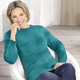 Pullover - Pullover mit aufwendiger Rundpasse, in Größe 036 bis 052, in Farbe ROYALBLAU