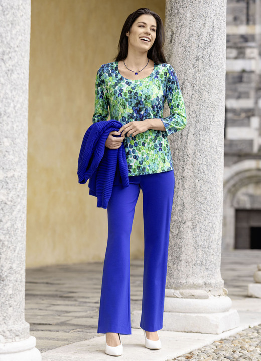 Hosen - Jerseyhose mit ausgestellter Fußweite, in Größe 018 bis 092, in Farbe ROYALBLAU Ansicht 5