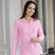 Pullover - Pullover mit dezentem Glanz – Farbe ROSÉ – Ansicht 3 Pullover - Pullover mit dezentem Glanz, in Größe 036 bis 052, in Farbe HELLBLAU – Farbe ROSÉ – Ansicht 3