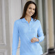 Pullover - Pullover mit dezentem Glanz – Farbe HELLBLAU – Ansicht 2 Pullover - Pullover mit dezentem Glanz, in Größe 036 bis 052, in Farbe HELLBLAU – Farbe HELLBLAU – Ansicht 2