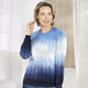 Pullover - Pullover in Jacquard-Dessin – Farbe HELLBLAU-WEISS-MARINE Pullover - Pullover in Jacquard-Dessin, in Größe 038 bis 052, in Farbe HELLBLAU-WEISS-MARINE