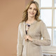 Jacken, Westen & Sets - Strickjacke in Strukturmix – Farbe SAND – Ansicht 3 Jacken, Westen & Sets - Strickjacke in Strukturmix, in Größe 036 bis 052, in Farbe SAND – Farbe SAND – Ansicht 3